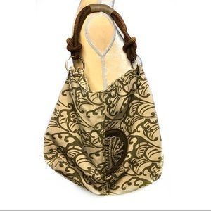 Kasite Rare Canvas Hand Woven Tote Shoulder Bag L